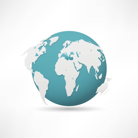 Vector Planet Earth Iconのイラスト素材