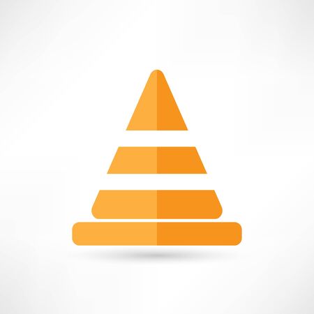 traffic conesのイラスト素材