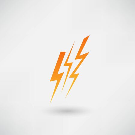 lightning iconのイラスト素材