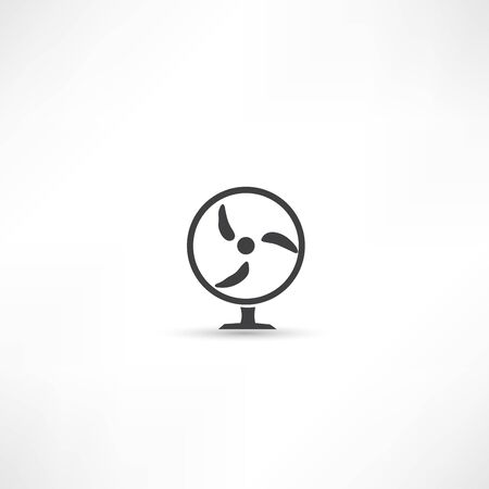 fan iconのイラスト素材