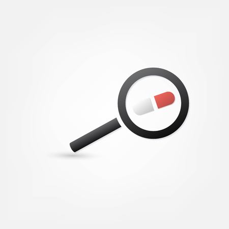 Magnifying glassのイラスト素材