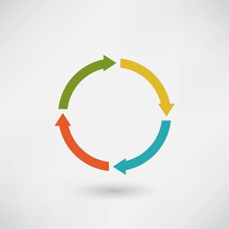 Abstract arrow iconのイラスト素材