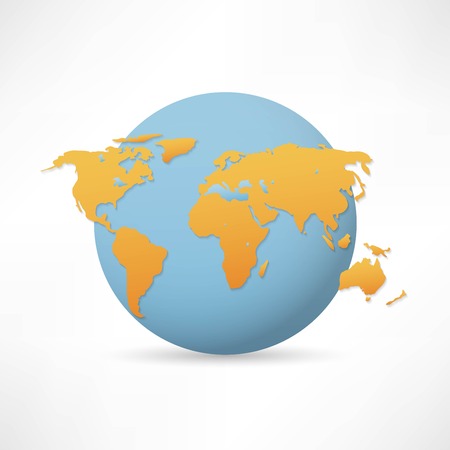Vector Planet Earth Iconのイラスト素材