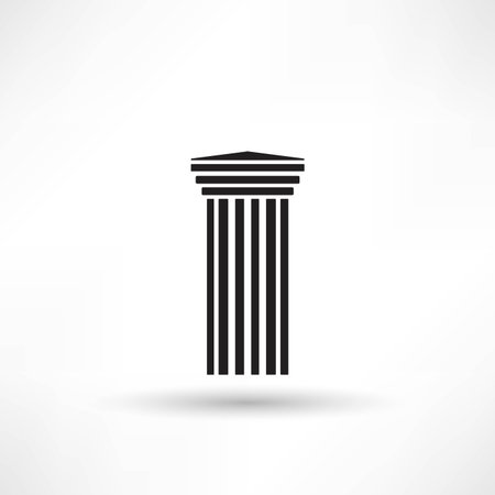 Antique Column Iconのイラスト素材