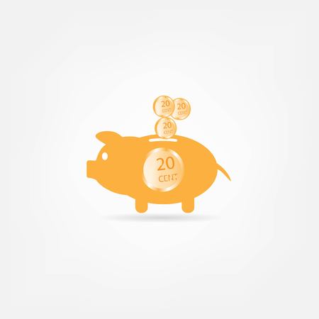 Piggy bank icpnのイラスト素材