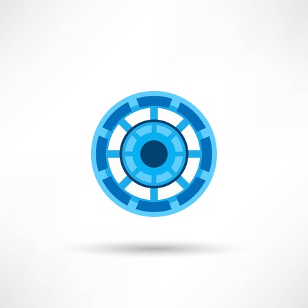 Cyber eye symbol iconのイラスト素材