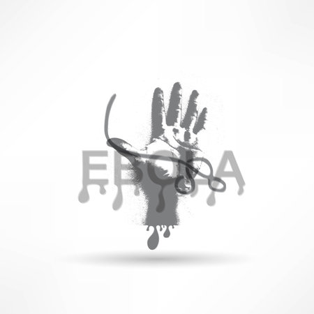 deadly ebola virus epidemicのイラスト素材