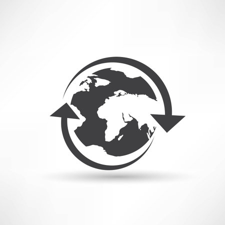 holding globe, social networkのイラスト素材