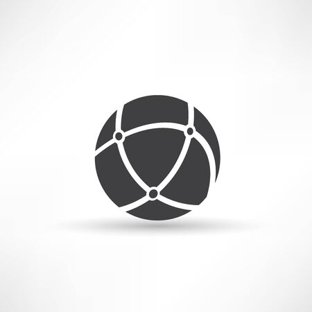 holding globe, social networkのイラスト素材