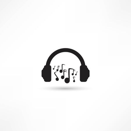 Headphones iconのイラスト素材