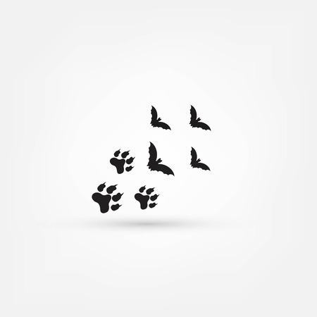 trace bat iconのイラスト素材