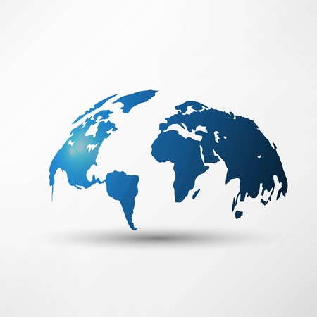 World Map Illustrationのイラスト素材