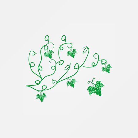 vine iconのイラスト素材