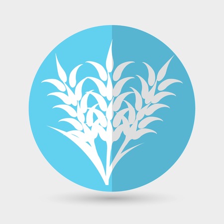 Ears of Wheat, Barley or Rye iconのイラスト素材