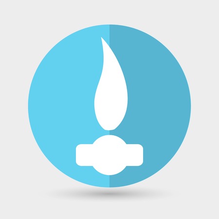 Gas Flame Iconのイラスト素材