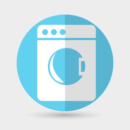 washing machine iconのイラスト素材