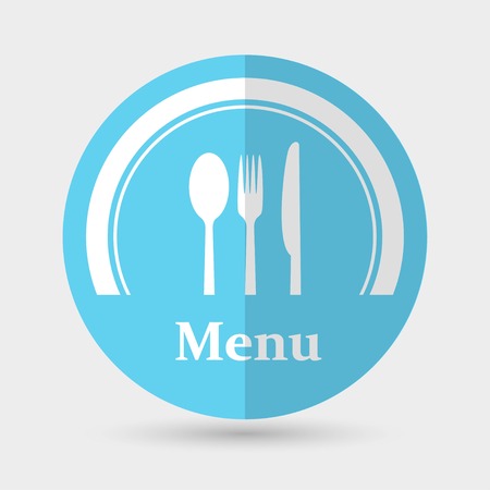 restaurant menu retro posterのイラスト素材