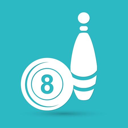 bowling iconのイラスト素材