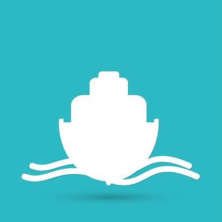 yacht iconのイラスト素材