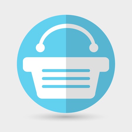 Shopping bags icon on a white backgroundのイラスト素材