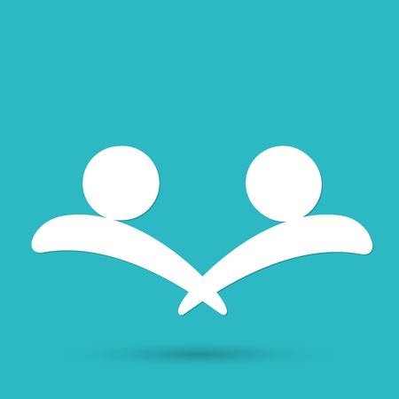 Business icon. Handshakeのイラスト素材