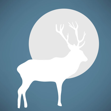 Deer iconのイラスト素材