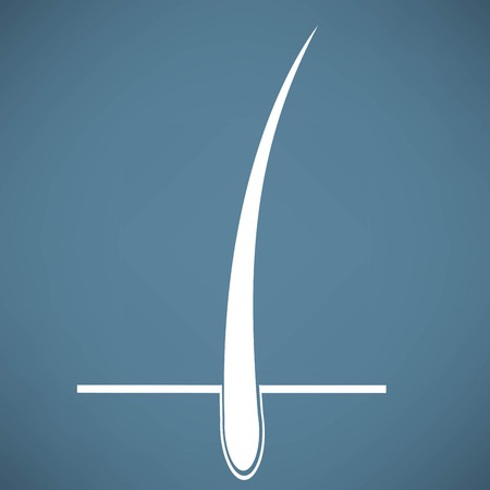 hair follicle treatment designのイラスト素材