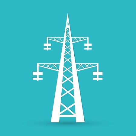 Power transmission towerのイラスト素材