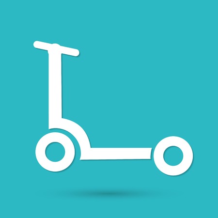 scooter isolatedのイラスト素材