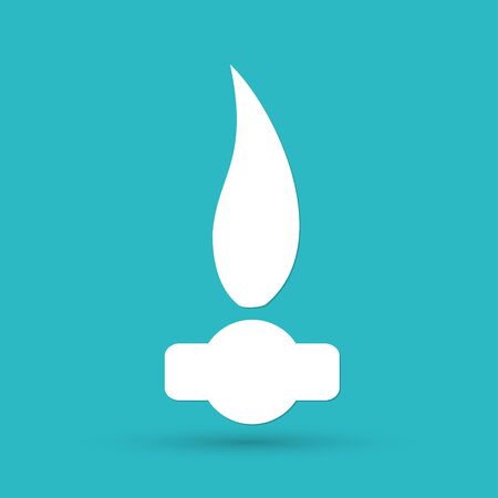 Gas Flame Iconのイラスト素材
