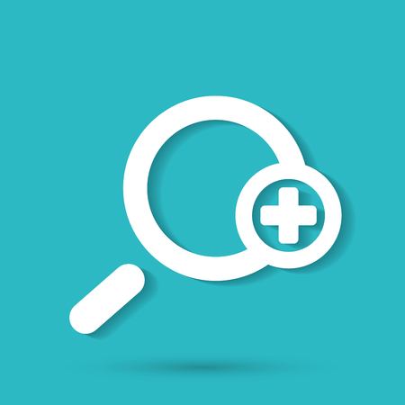 Magnifying glassのイラスト素材