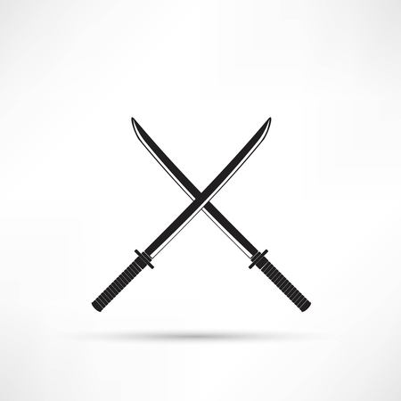 Katana iconのイラスト素材