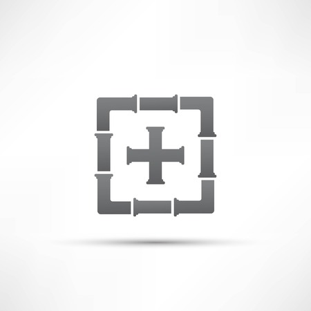 pipes iconのイラスト素材