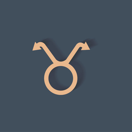 Taurus horoscope vectorのイラスト素材