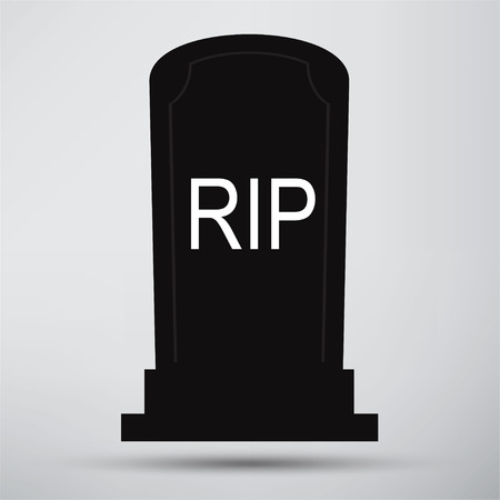 grave iconのイラスト素材