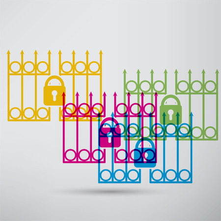 gate iconのイラスト素材