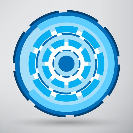 Cyber eye symbol iconのイラスト素材