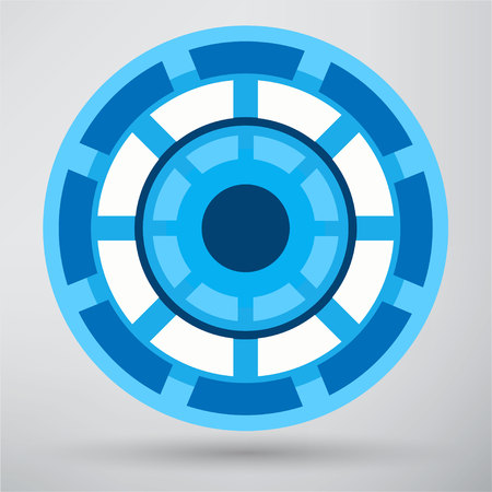 Cyber eye symbol iconのイラスト素材
