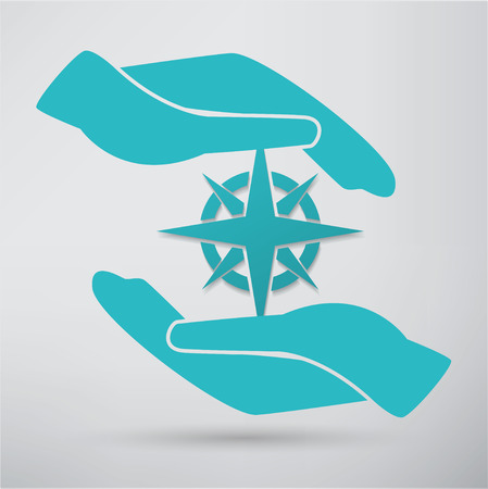 Compass Iconのイラスト素材