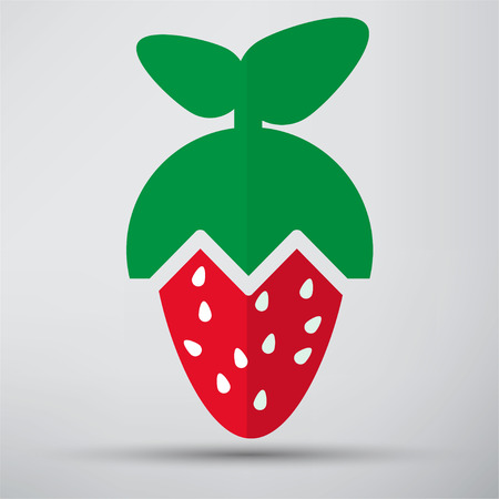 Strawberry Iconのイラスト素材