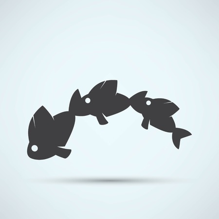 Fish iconのイラスト素材