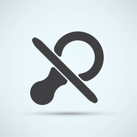 baby pacifier symbolのイラスト素材