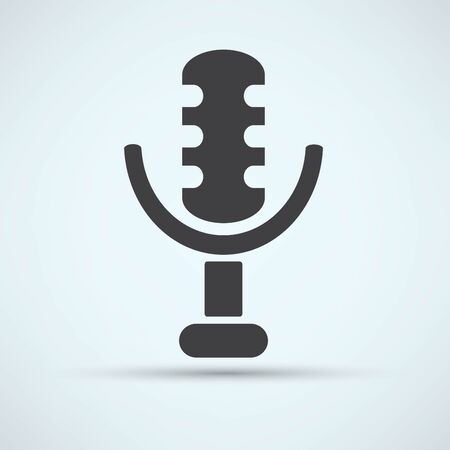 microphone iconのイラスト素材
