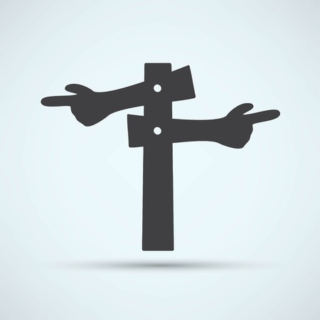 blank road sign iconのイラスト素材