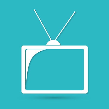 TV iconのイラスト素材