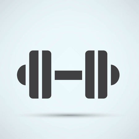 dumbbell iconのイラスト素材