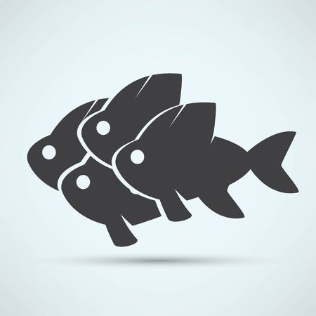 Fish iconのイラスト素材