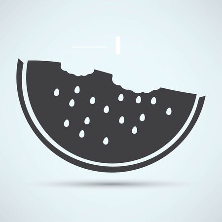 Watermelon iconのイラスト素材