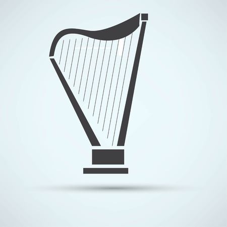 harp iconのイラスト素材