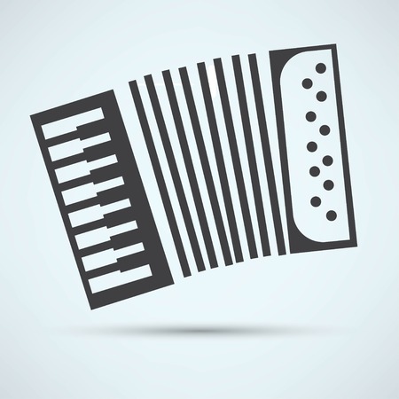 accordion iconのイラスト素材